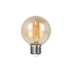 Lichtbron LED filament bol Ø6 / Amberkleurig glas