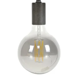 Lichtbron LED filament bol Ø12,5 - E27 6W dimbaar / Smoke Grijs