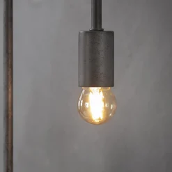 Lichtbron LED filament bol Ø4 5 - E27 4W 2100K 280lm dimbaar / Amberkleurig glas - Giga Meubel