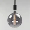 Lichtbron LED filament bol Ø20 0 - E27 8W / Smoke grey glas - Giga Meubel