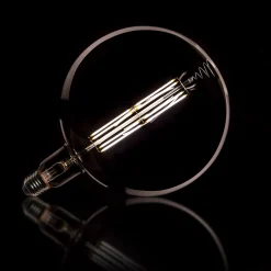 Lichtbron LED filament bol Ø20 0 - E27 8W / Smoke grey glas - Giga Meubel