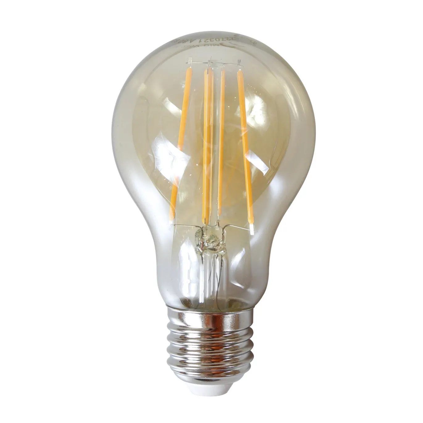 Lichtbron LED Filament Peer E27 6W 2100K 450Lm Dimbaar Amberkleurig Glas - Giga Meubel