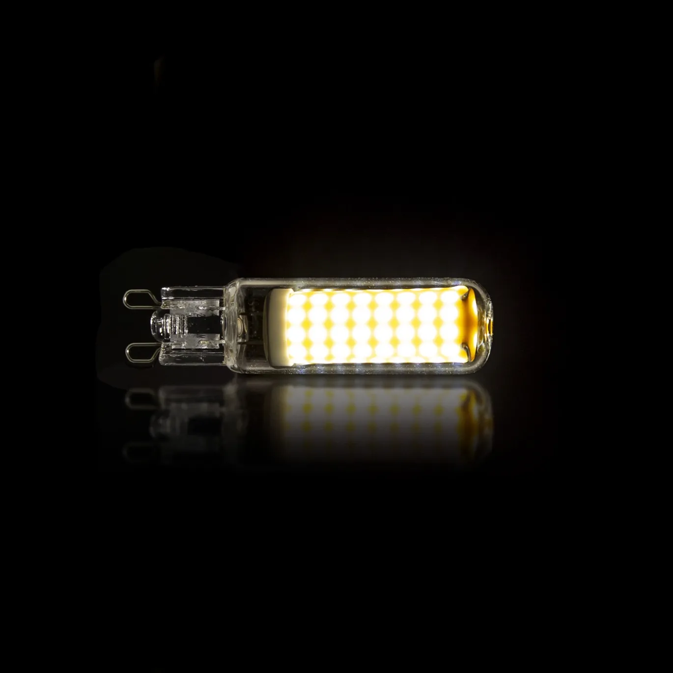 Lichtbron LED G9 Dimbaar Transparant Glas
