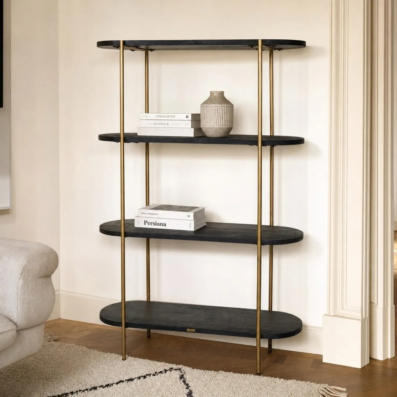 Lifestyle Boekenkast Delon 105x160cm