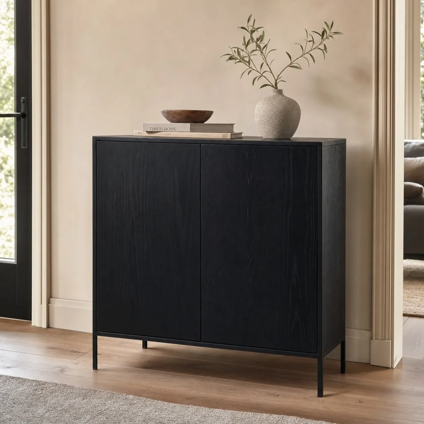 Lifestyle Dressoir Imperial Zwart 90x85cm
