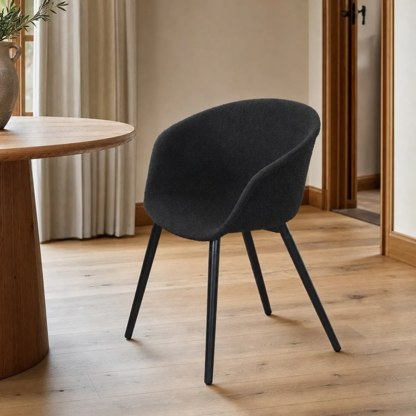 Lifestyle Eetkamerstoel Emory Zwart