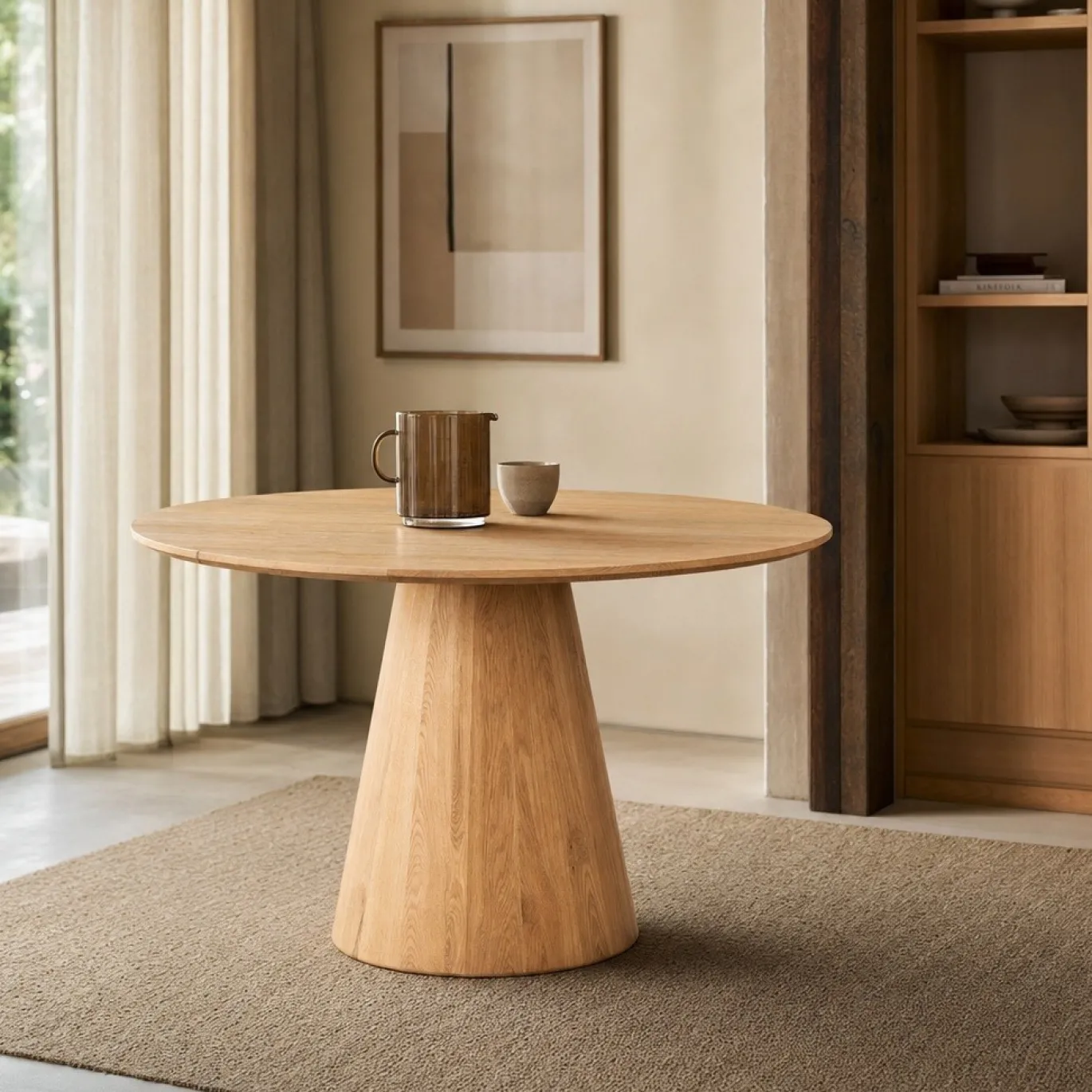 Lifestyle Eettafel Michigan Naturel Ø120cm