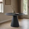 Lifestyle Eettafel Michigan Zwart Ø120cm