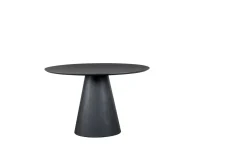 Lifestyle Eettafel Michigan Zwart Ø120cm