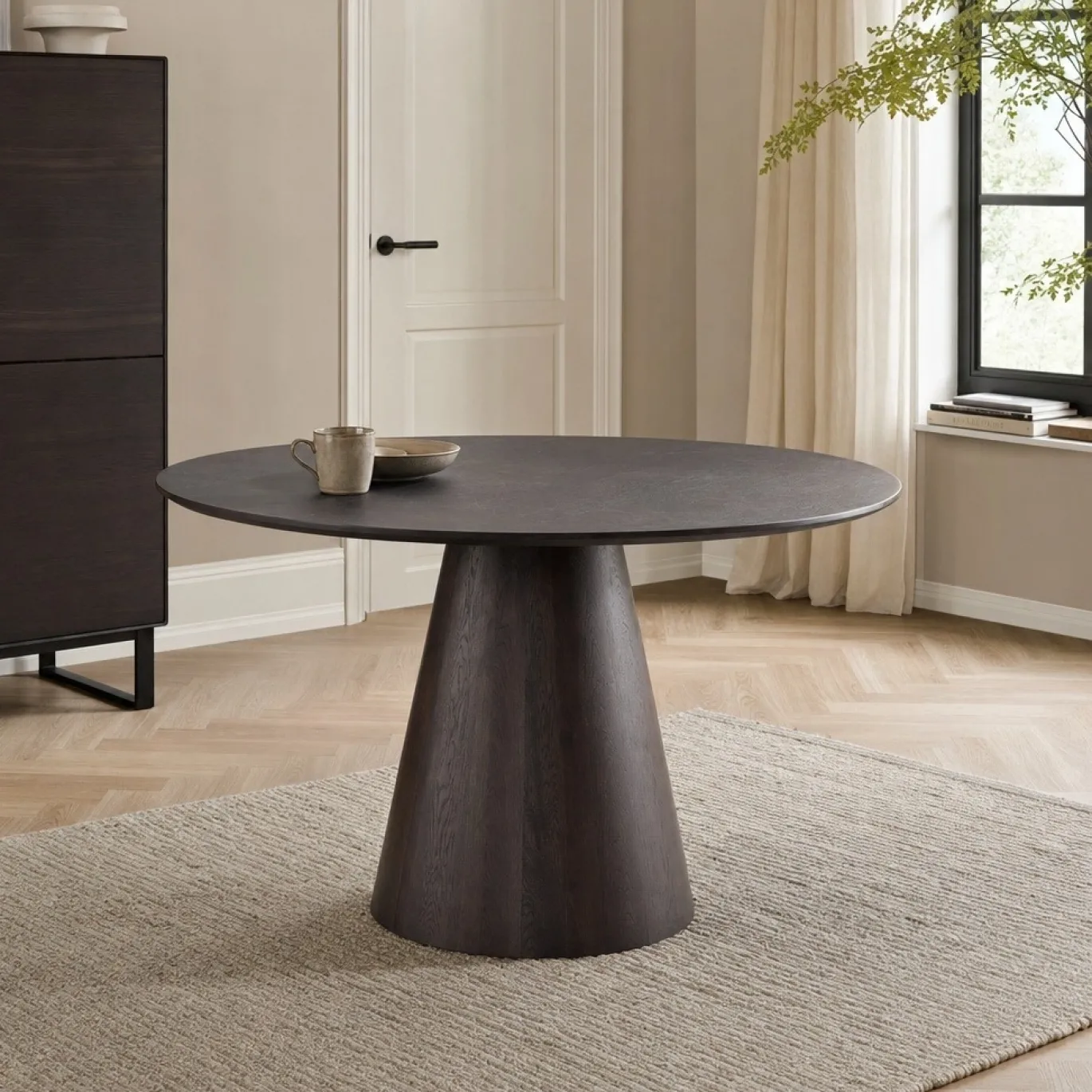 Lifestyle Eettafel Michigan Walnoot Ø120cm