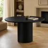 Lifestyle Eettafel Wilmington Zwart Ø130cm