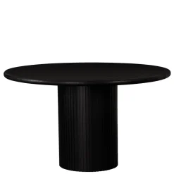 Lifestyle Eettafel Wilmington Zwart Ø130cm