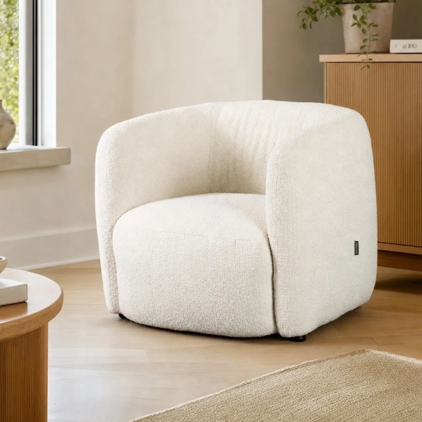 Lifestyle Fauteuil Carolina Luno Ecru
