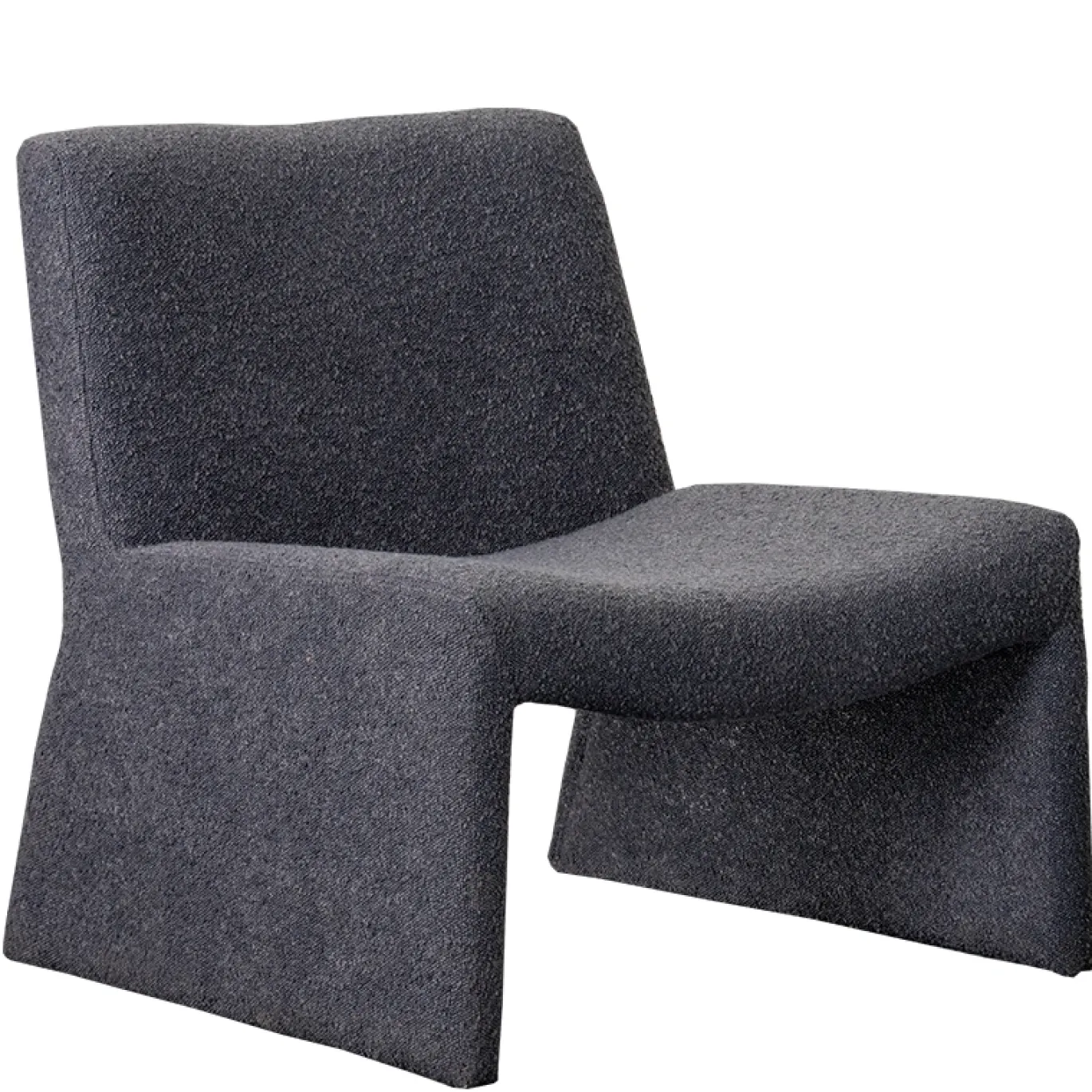 Lifestyle Fauteuil Georgia Bouclé Antraciet