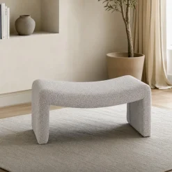 Lifestyle Poef Georgia Bouclé Zand