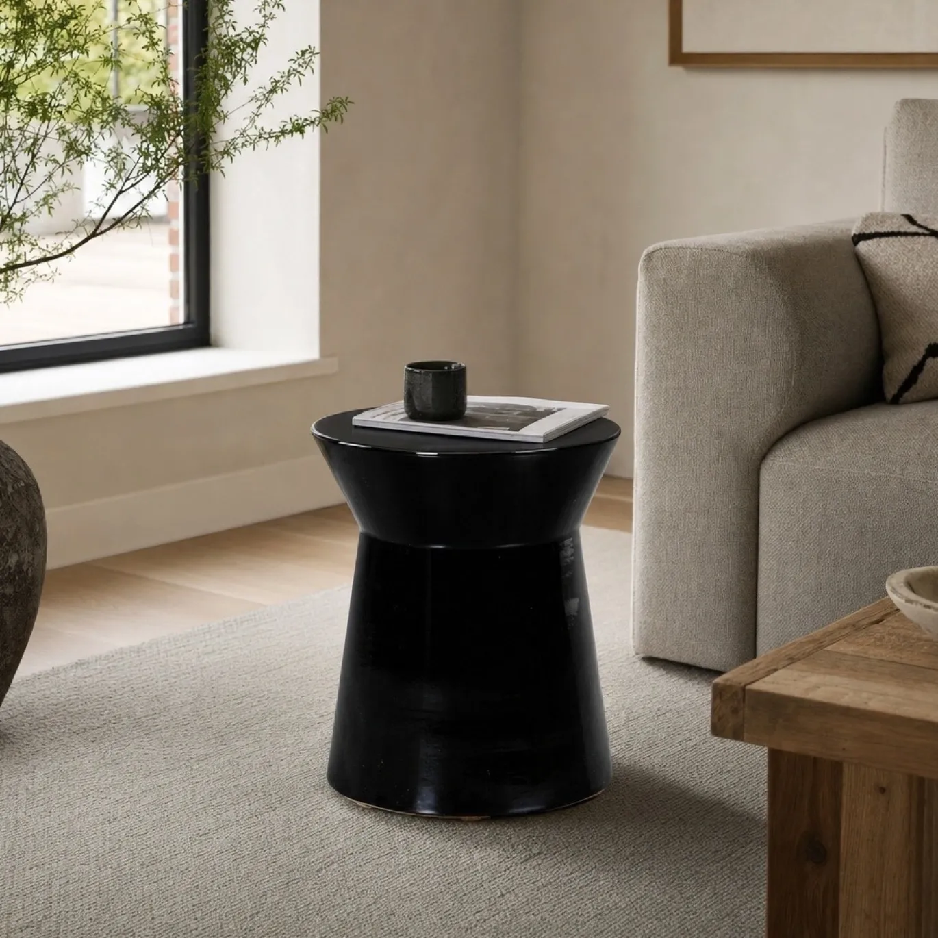 Lifestyle Salontafel Cove Keramisch Zwart M