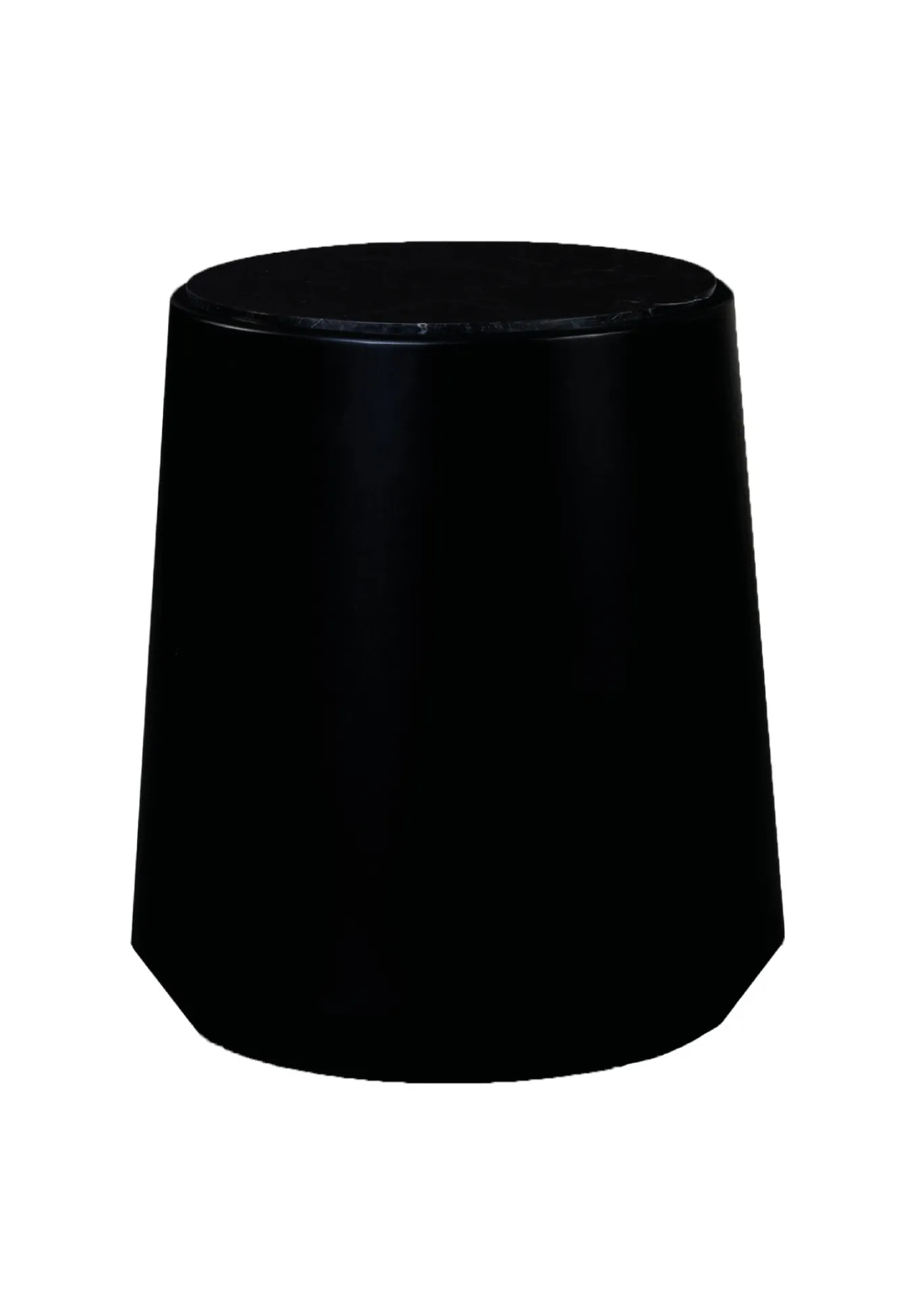 Lifestyle Salontafel Iowa Zwart Marmer/Zwart Ø45cm