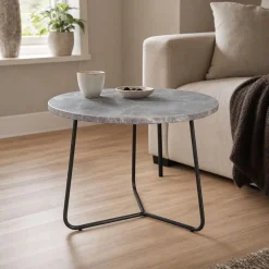 Lifestyle Salontafel Minnesota Grijs Ø45cm