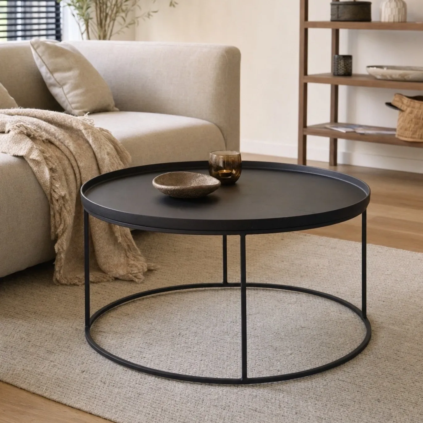 Lifestyle Salontafel Northland Zwart L Ø88cm