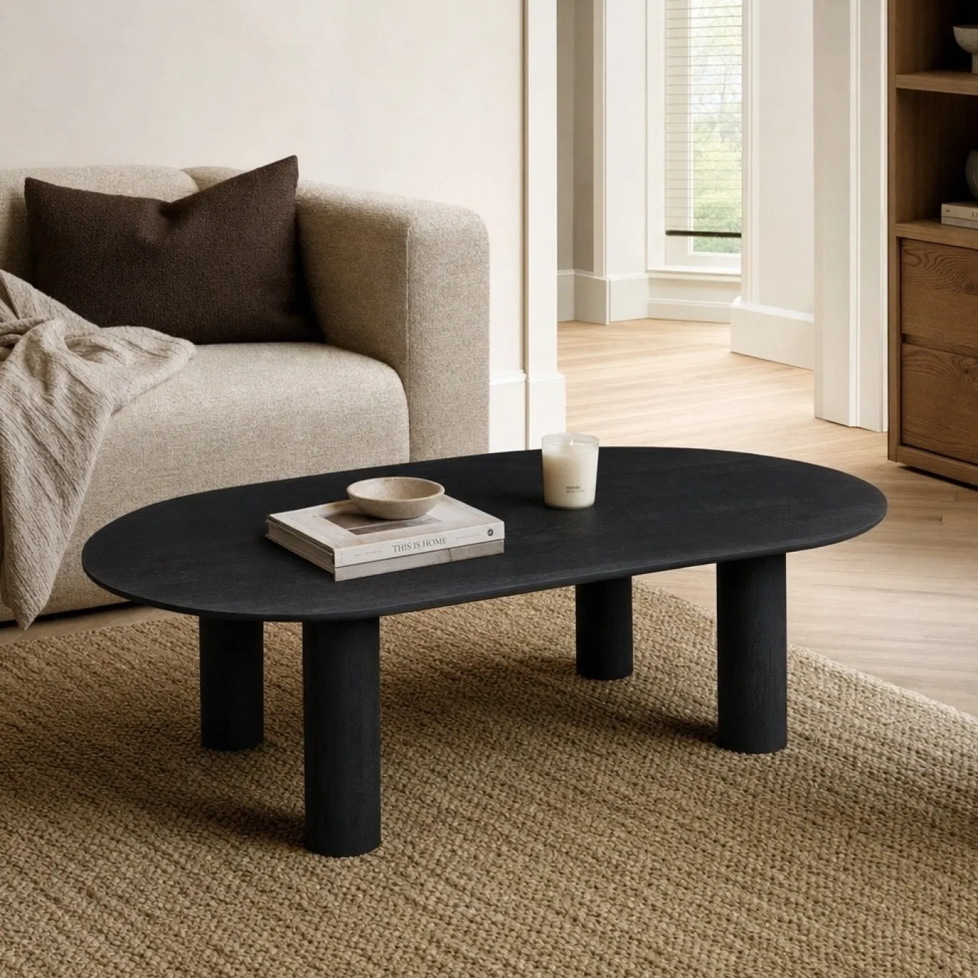 Lifestyle Salontafel Sheridon Zwart 120cm