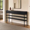 Lifestyle Sidetable Dawson Zwart 145x78cm