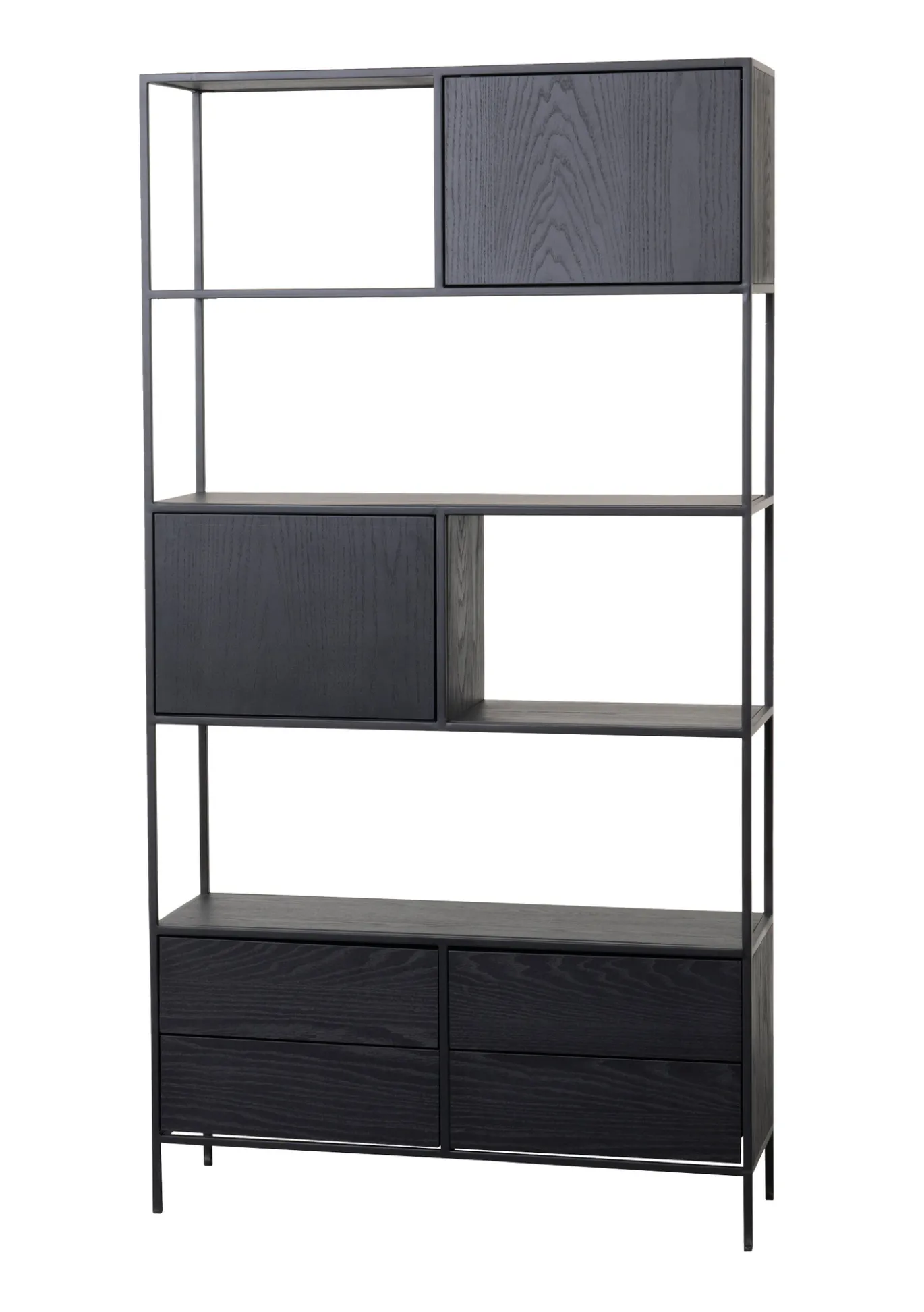 Lifestyle Wandkast Imperial Zwart 100x190cm