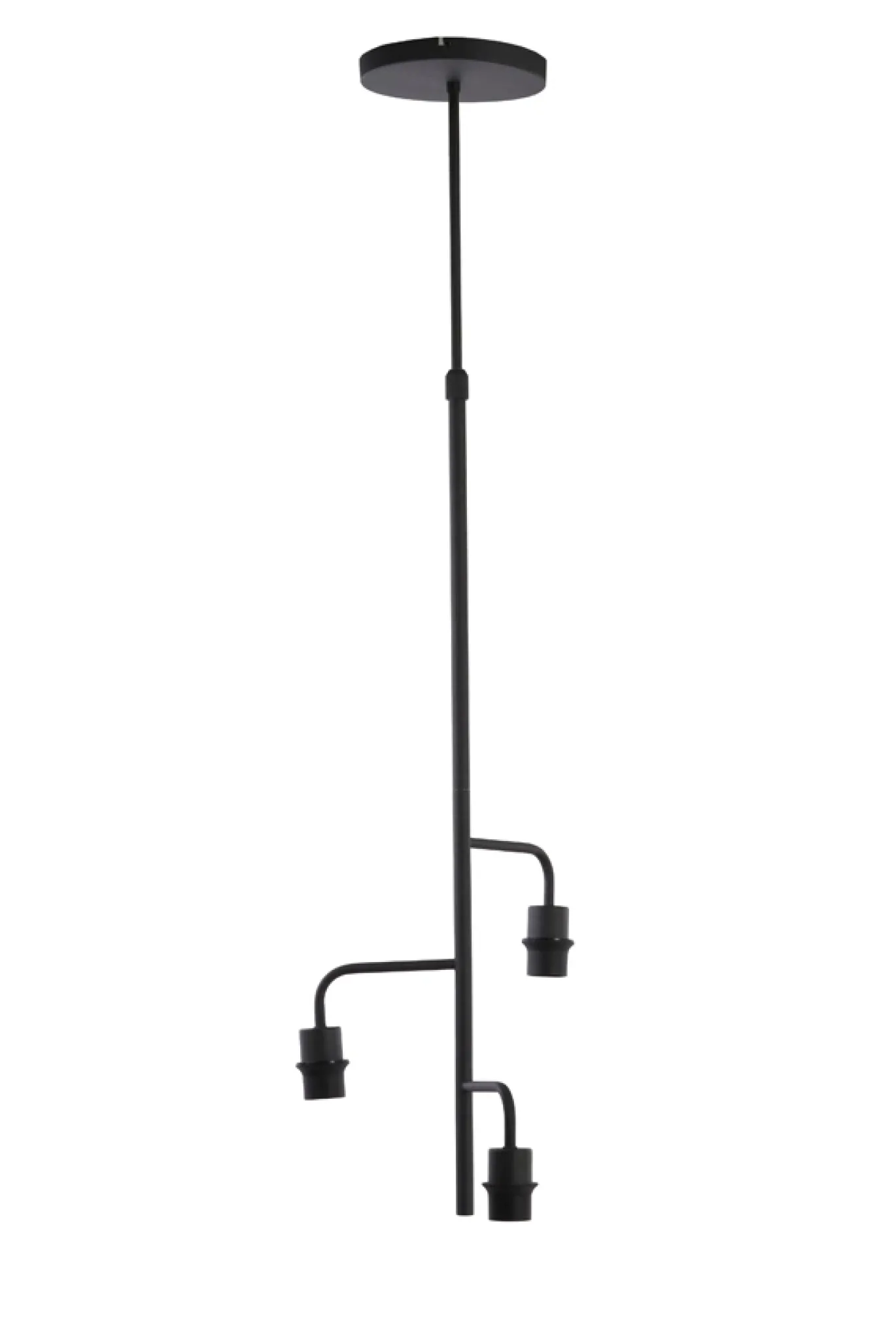 Light & Living Armatuur Edisa 3-Lichts Mat Zwart