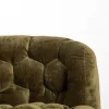 Light & Living Bank Amara Velvet Olijfgroen
