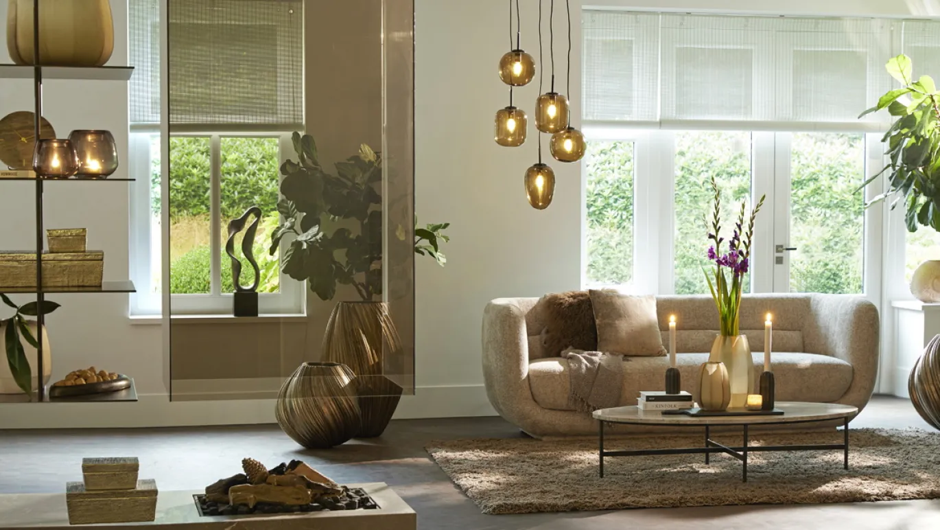 Light & Living Bank Kialy Beige 237cm
