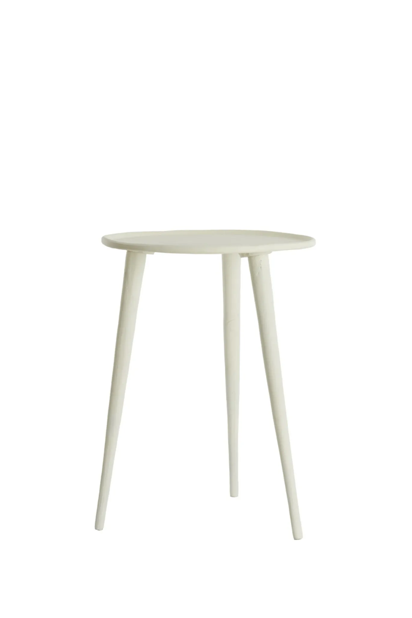 Light & Living Bijzettafel Babina Crème Ø36cm