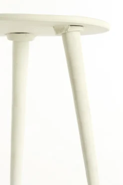 Light & Living Bijzettafel Babina Crème Ø36cm