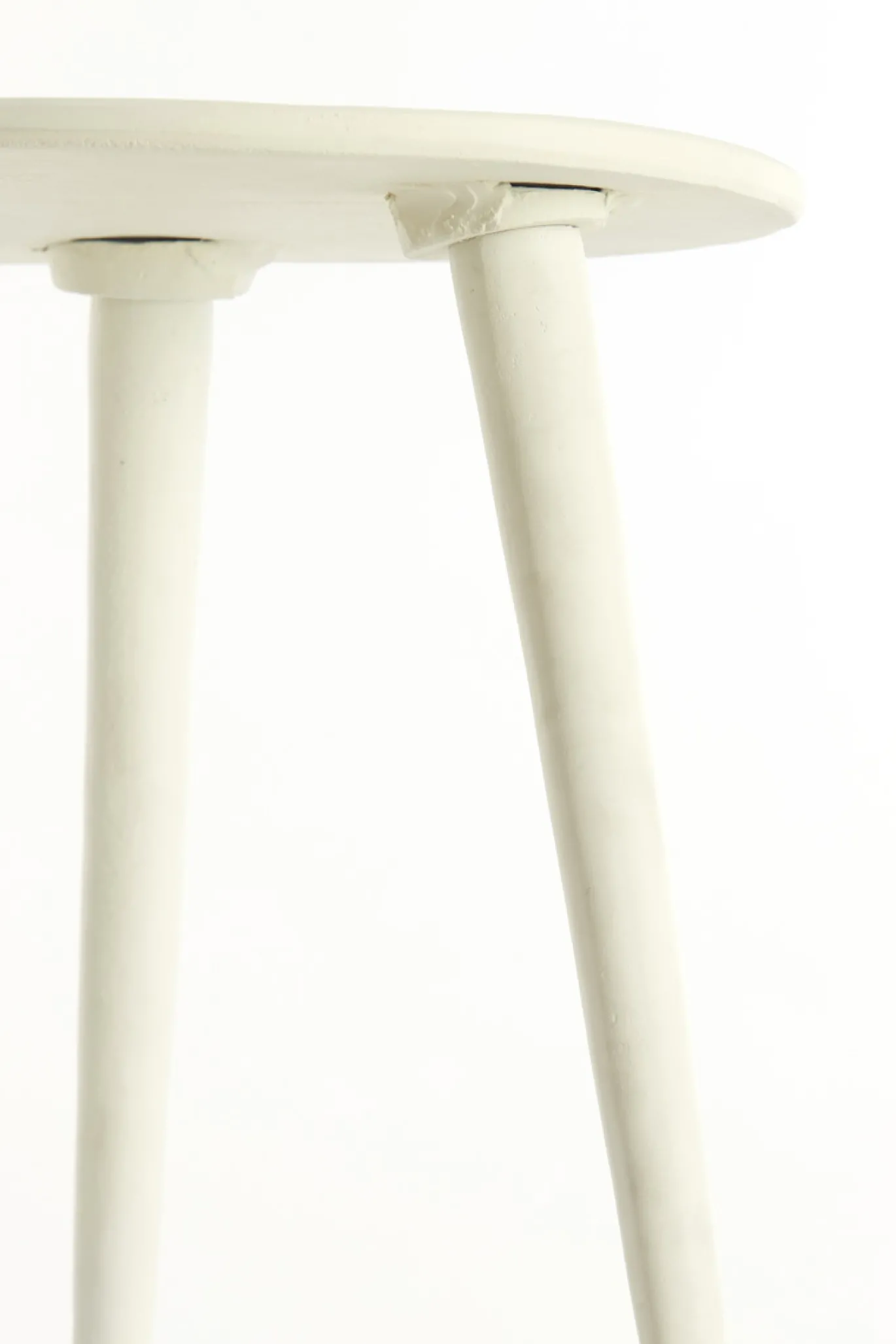 Light & Living Bijzettafel Babina Crème Ø36cm