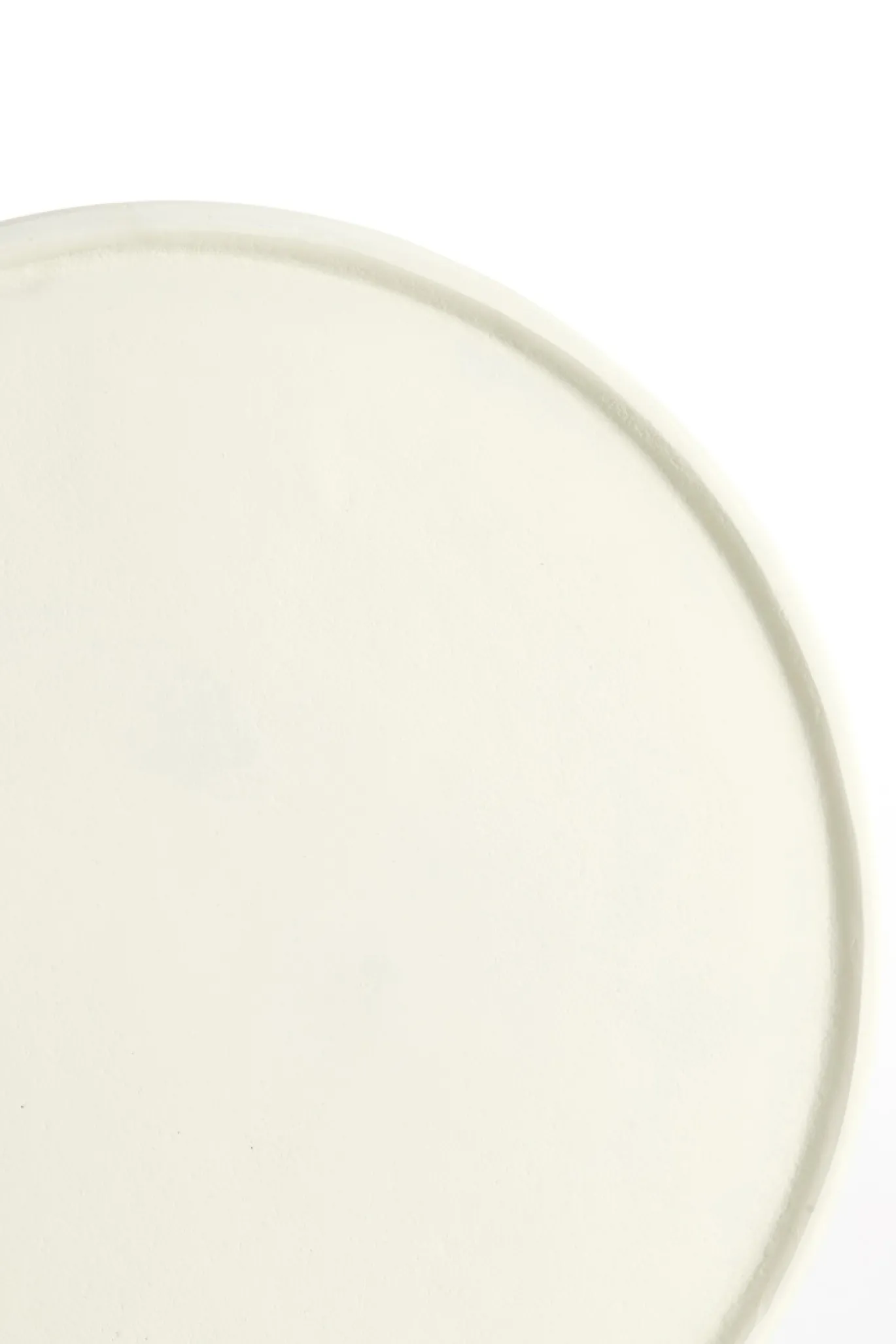 Light & Living Bijzettafel Babina Crème Ø36cm