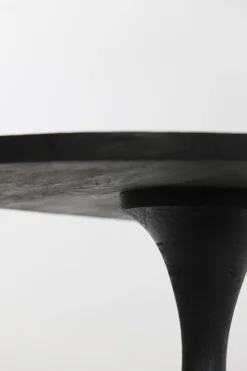 Light & Living Bijzettafel Bicaba Hout Zwart Ø50cm