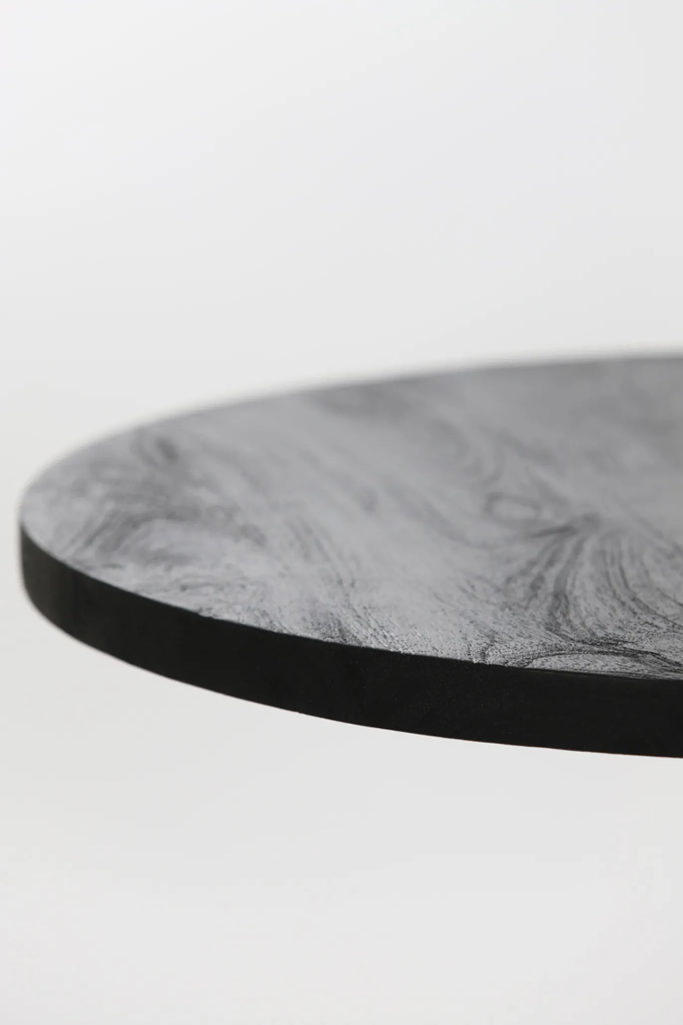 Light & Living Bijzettafel Bicaba Hout Zwart Ø50cm