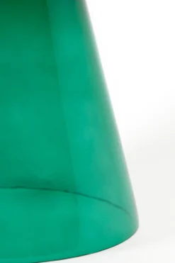 Light & Living Bijzettafel Dakwa Glas Groen Ø37cm