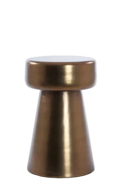 Light & Living Bijzettafel Dakwa Glanzend Bruin Brons Ø29cm
