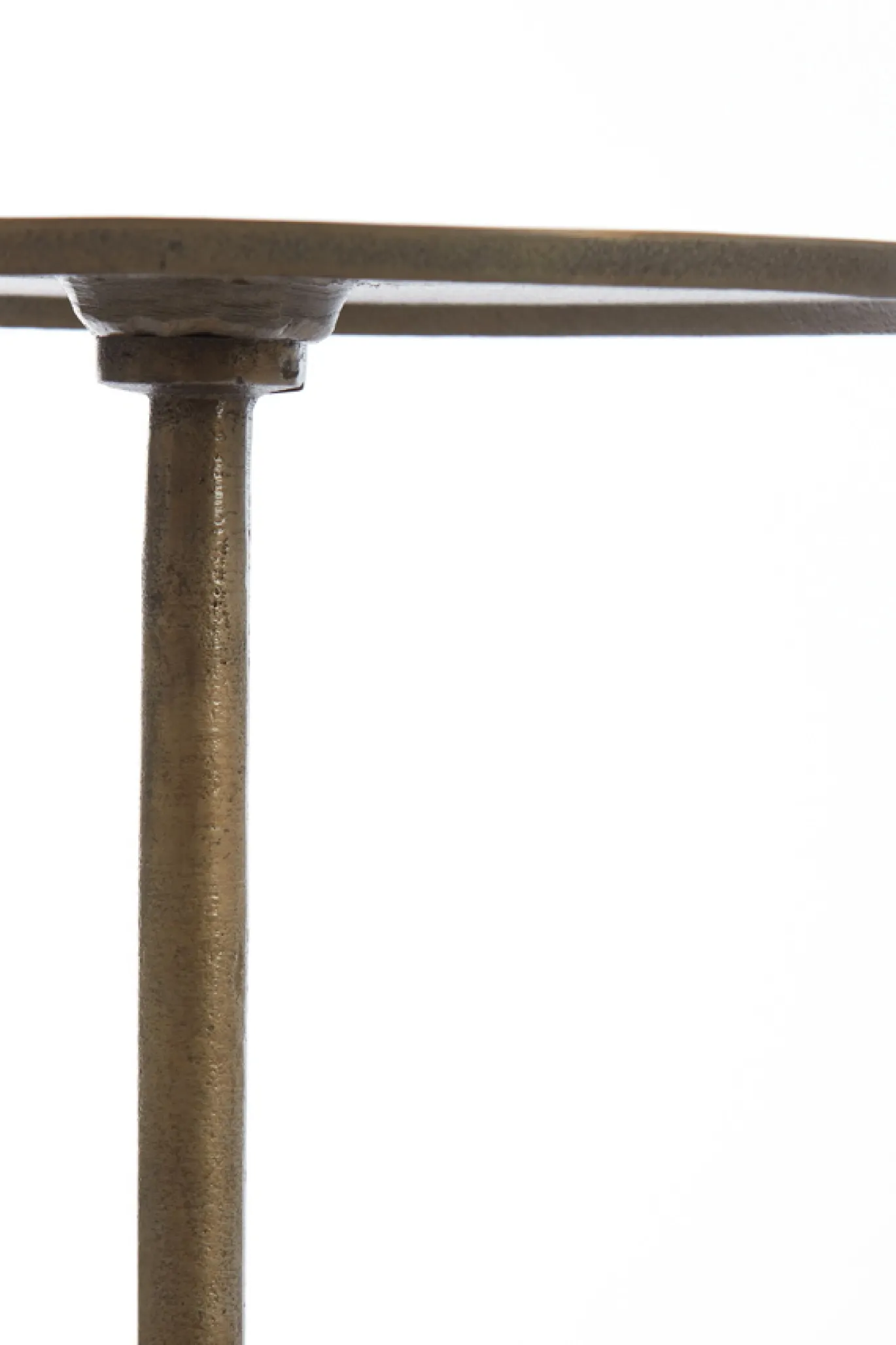 Light & Living Bijzettafel Dimphy Antiek Brons Ø35cm