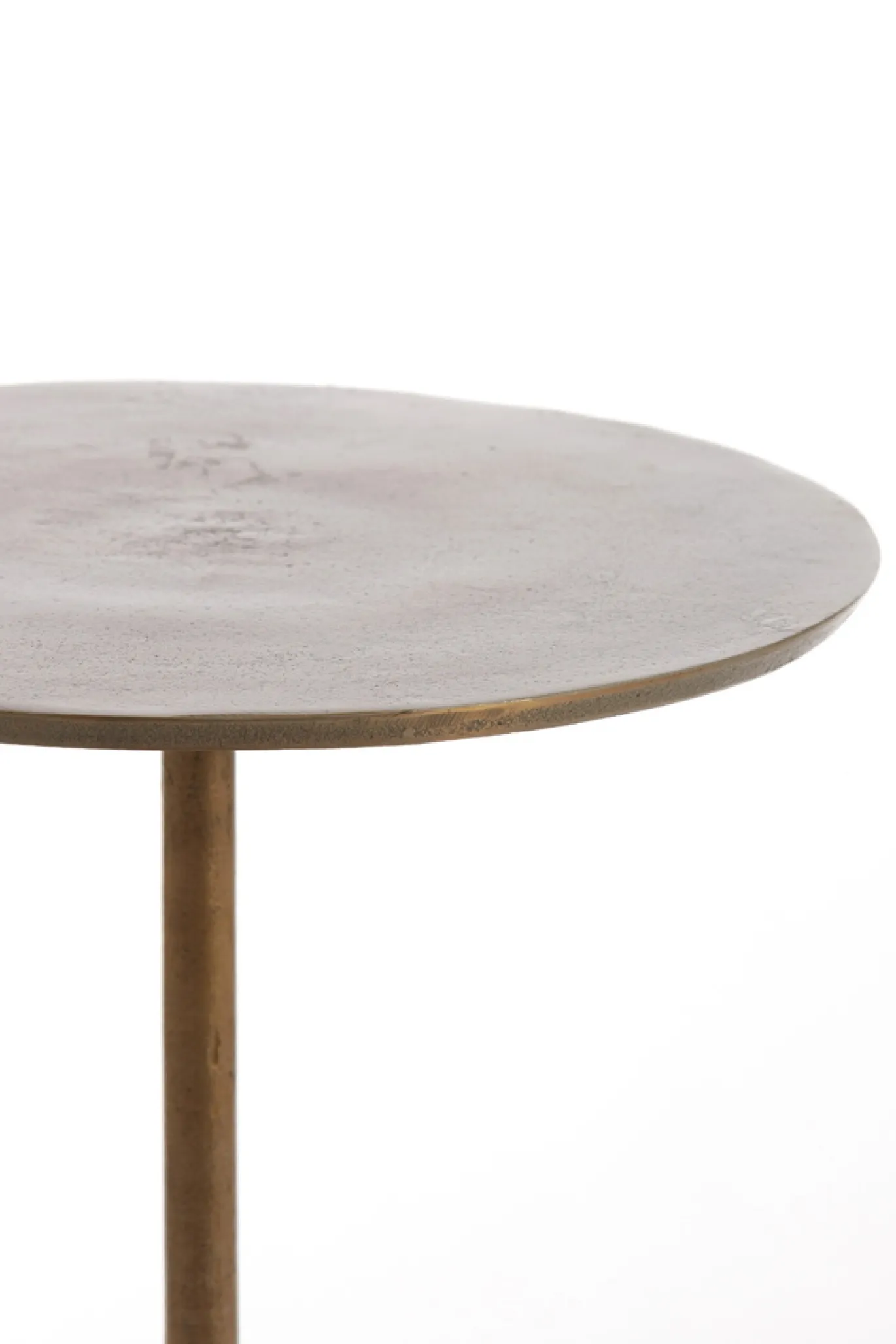 Light & Living Bijzettafel Dimphy Antiek Brons Ø35cm