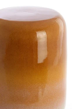 Light & Living Bijzettafel Franca Oker/Crème Ø34cm