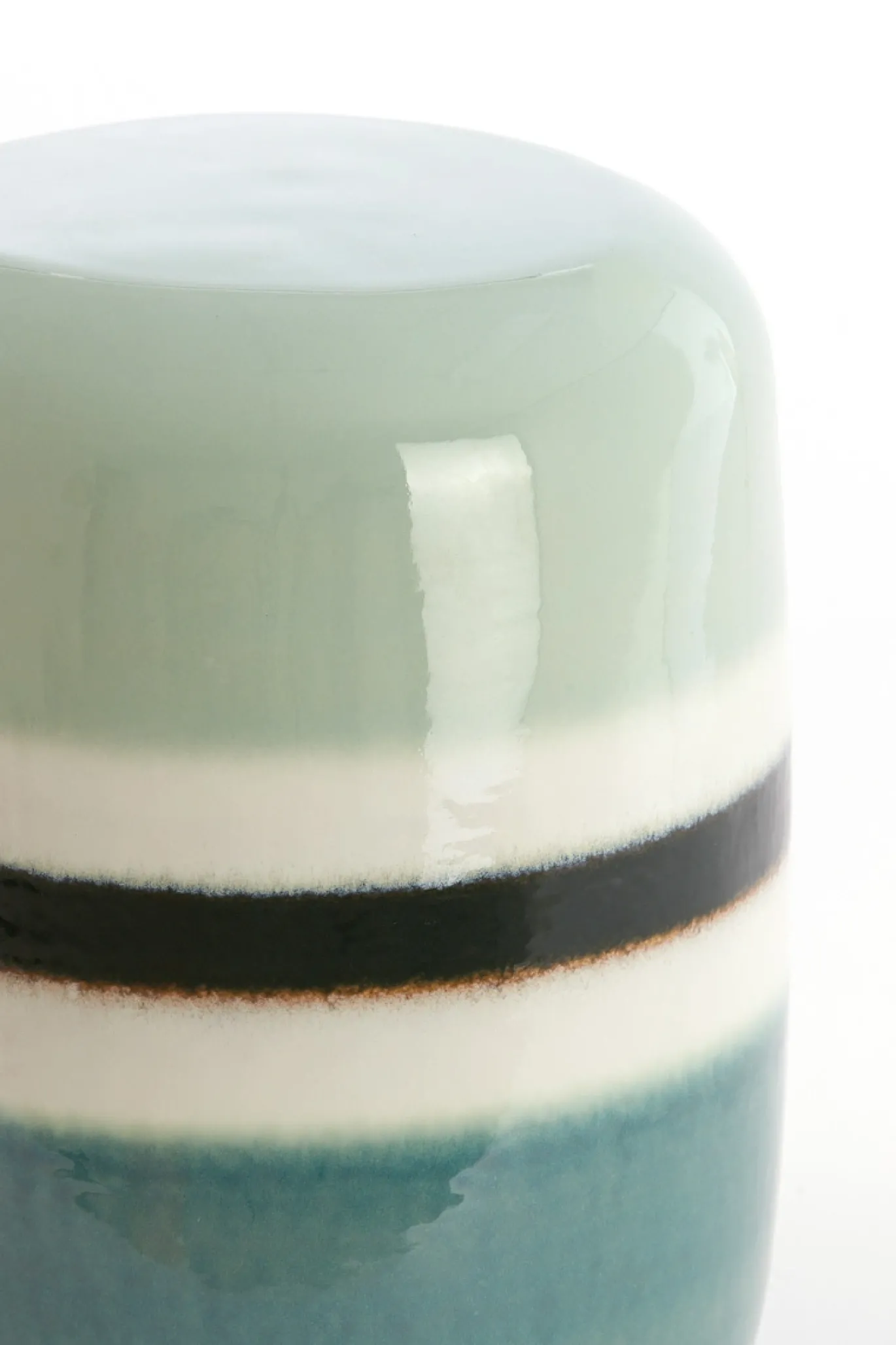 Light & Living Bijzettafel Franca Groen/Mint Ø34cm