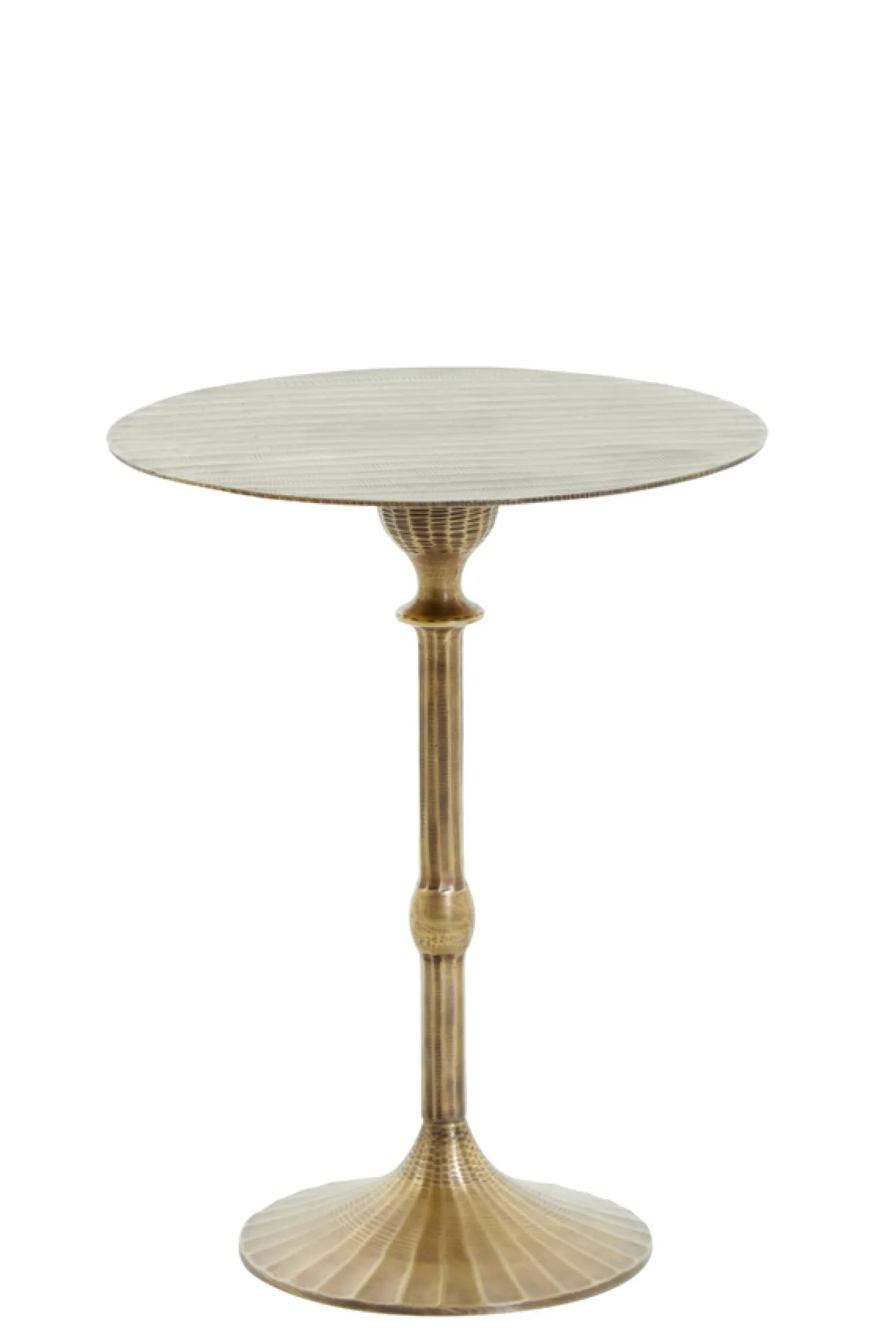 Light & Living Bijzettafel Janna Antiek Brons Ø40cm