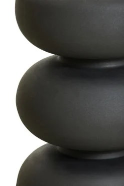 Light & Living Bijzettafel Kobodo Mat Zwart Ø35cm