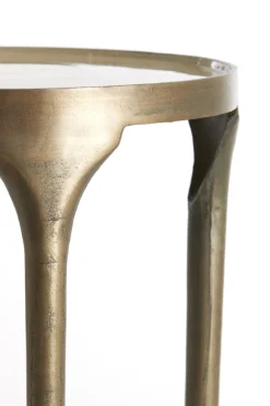 Light & Living Bijzettafel Lapaz Brons Set van 2 Ø50/Ø85cm