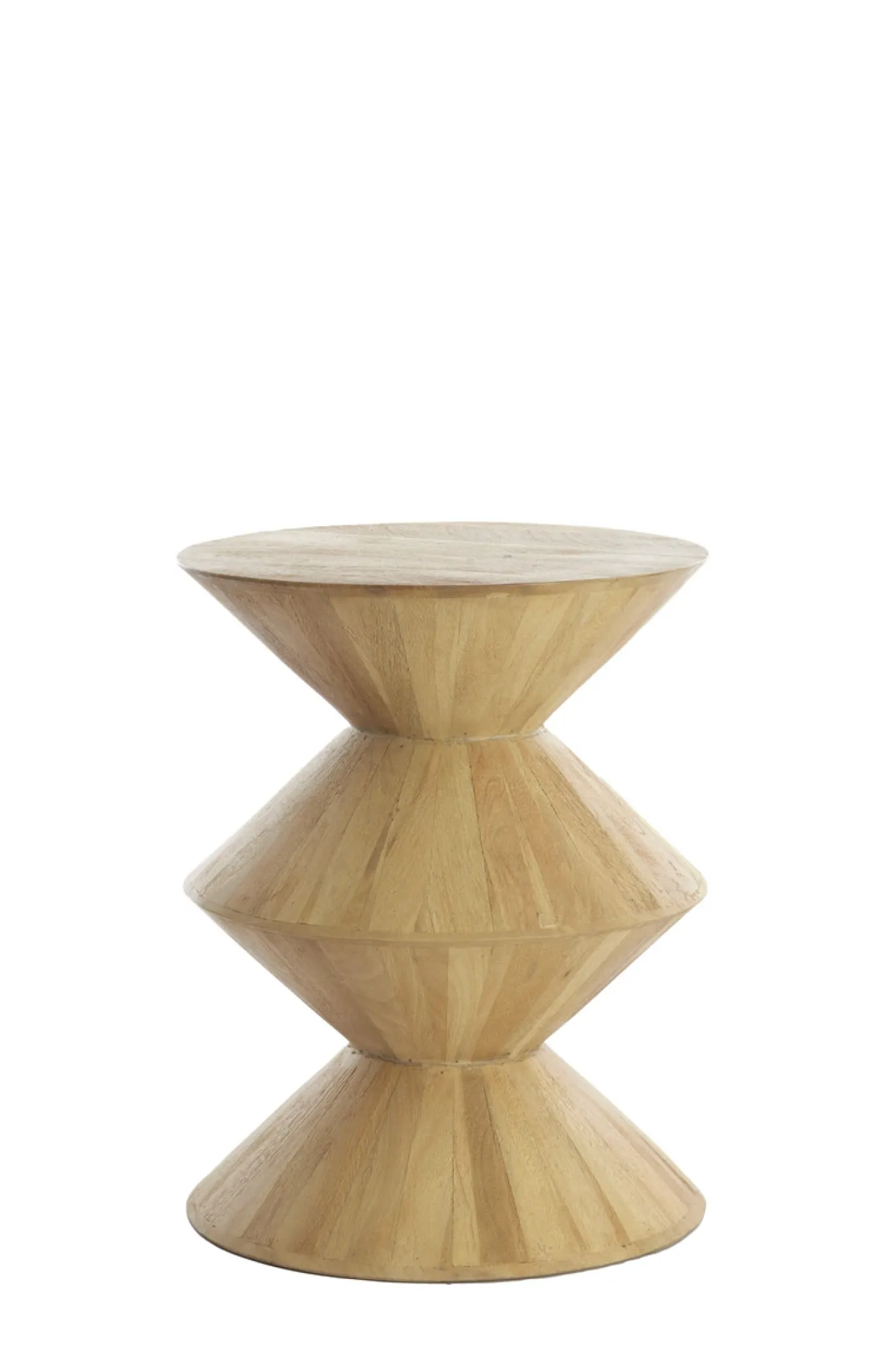 Light & Living Bijzettafel Larus Mangohout Ø40cm