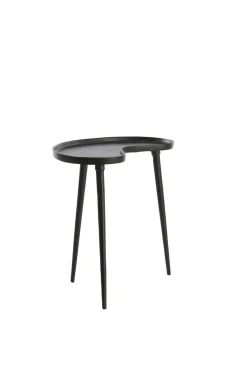 Light & Living Bijzettafel Lienz Mat Zwart S