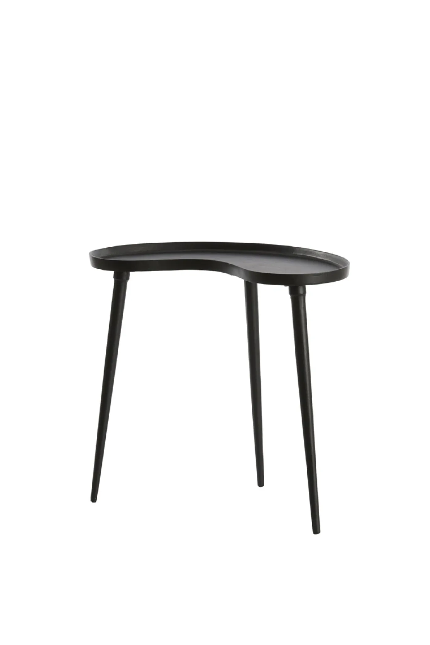Light & Living Bijzettafel Lienz Mat Zwart S