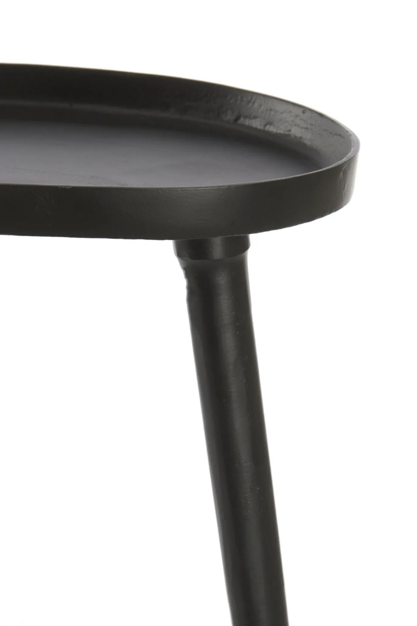 Light & Living Bijzettafel Lienz Mat Zwart S