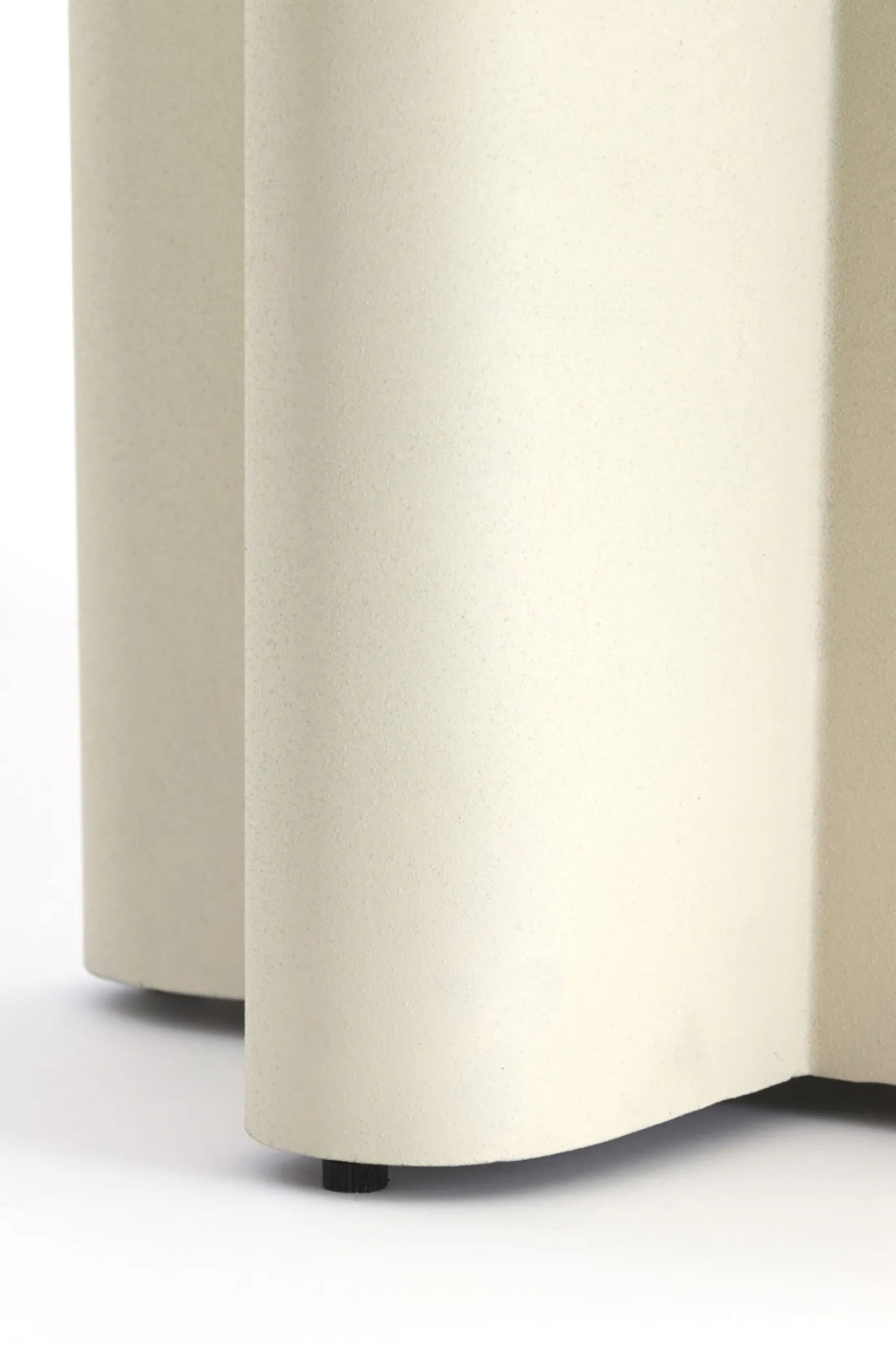 Light & Living Bijzettafel Mikado Mat Crème Ø36cm