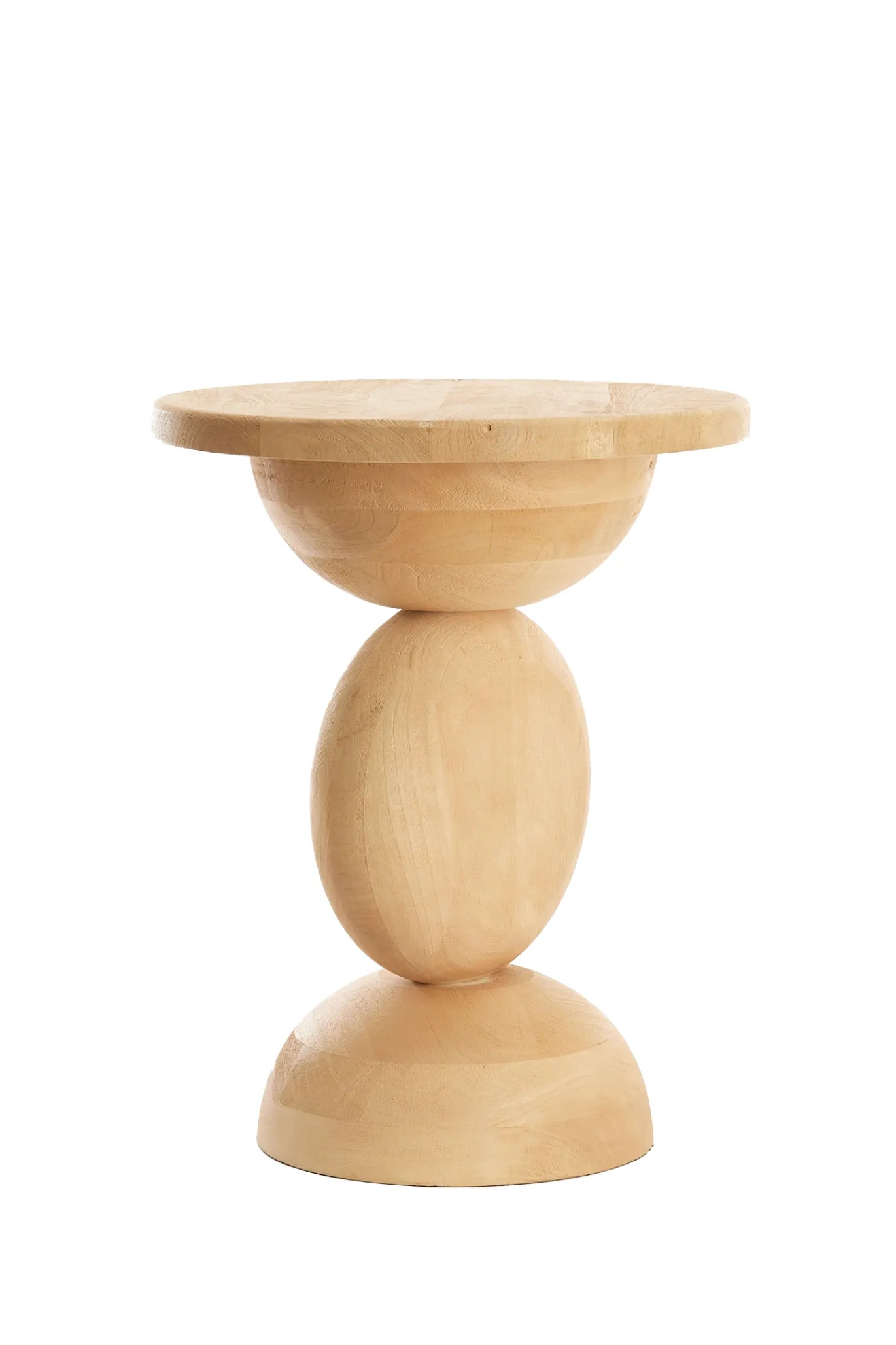 Light & Living Bijzettafel Mirto Naturel Ø40cm